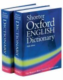 Shorter Oxford English Dictionary, 2 Volumes Shorter Oxford English Dictionary, 2 Volumes