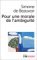 Pour Une Morale De L'ambiguïté