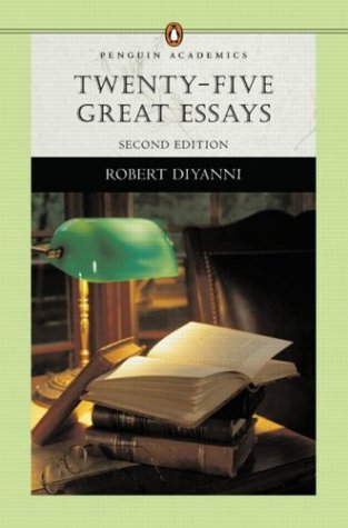 twenty-five great essays twenty-five great essays