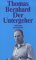 Der Untergeher (Paperback)