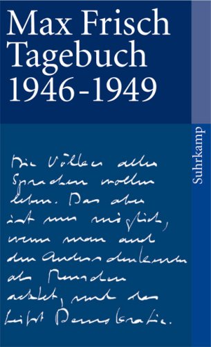 Max Frisch tagebuch Max Frisch tagebuch