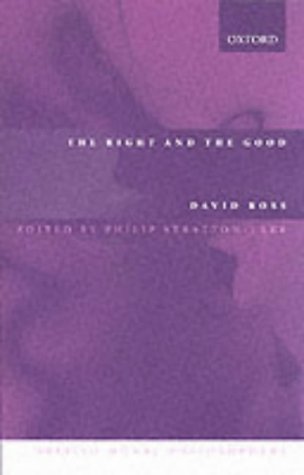 The Right and the Good by William David Ross