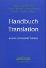 Handbuch Translation by Mary Snell-Hornby Handbuch Translation by Mary Snell-Hornby