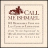 Call Me Ishmael by David A. Spector Call Me Ishmael by David A. Spector