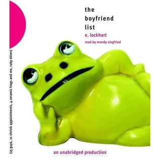 The Boyfriend List: 15 Guys, 11 Shrink Appointments, 4 Ceramic Frogs and Me, Ruby Oliver (Ruby Oliver, #1)