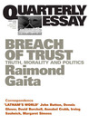 Breach of Trust: Truth, Morality and Politics 