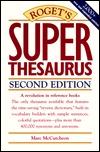 Roget's Super Thesaurus by Mark McClutcheon