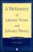 A Dictionary of Literary Terms and Literary Theory (Hardcover)
