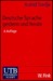 Deutsche Sprache: Gestern und Heute (UTB, Paperback)