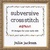 Subversive Cross Stitch by Julie Jackson