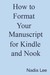 How to Format Your Manuscri...