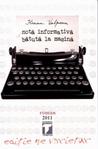 Notă informativă bătută la maşină