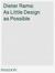 Dieter Rams: As Little Design as Possible (Hardcover)
