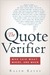 The Quote Verifier: Who Sai...