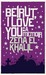 Beirut, I Love You by Zena el Khalil Beirut, I Love You by Zena el Khalil