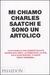 Mi chiamo Charles Saatchi e sono un artolico (Paperback)