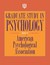 Graduate Study in Psycholog...