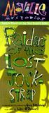 Raiders of the Lost Jockstrap Raiders of the Lost Jockstrap