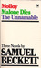 Three Novels by Samuel Beckett: Molloy, Malone Dies, The Unnamable (Paperback)