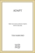 Adapt: Why Success Always Starts with Failure