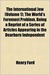 The International Jew (Volu...