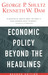 Economic Policy Beyond the Headlines