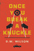 Once You Break A Knuckle by D.W. Wilson