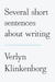 Several Short Sentences Abo...