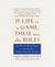 If Life Is A Game, These Are The Rules: Ten Rules For Being Human