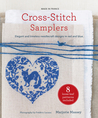 Cross-Stitch Samplers: Elegant and Timeless Needlecraft Designs in Red and Blue