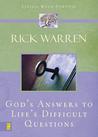 God's Answers to Life's Difficult Questions God's Answers to Life's Difficult Questions
