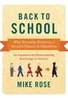 Back to School: Second Chances in Higher Ed