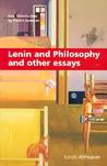 Lenin and Philosophy and Other Essays by Louis Althusser Lenin and Philosophy and Other Essays by Louis Althusser