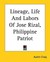 Lineage, Life and Labors of Jose Rizal, Philippine Patriot