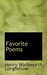 Favorite Poems (Paperback)
