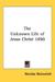 The Unknown Life of Jesus Christ 1890