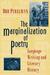 The Marginalization of Poetry: Language Writing and Literary History
