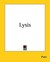 Lysis (Paperback)
