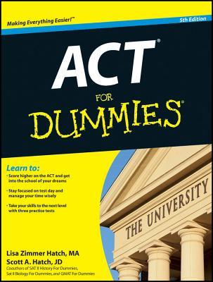 ACT for Dummies by Lisa Zimmer Hatch