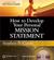 How to Develop Your Personal Mission Statement (Audio CD)