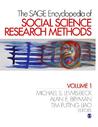 The Sage Encyclopedia Of Social Science Research Methods