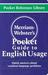 Merriam-Webster's Pocket Guide to English Usage (Paperback)