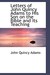 Letters of John Quincy Adam...