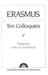 Erasmus: Ten Colloquies