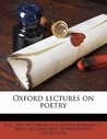 Oxford Lectures on Poetry
