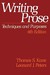Writing Prose: Techniques A...