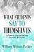 What Students Say to Themse...