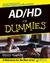Ad/Hd for Dummies (Paperback)