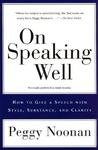 On Speaking Well On Speaking Well