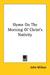 Hymn on the Morning of Christ's Nativity